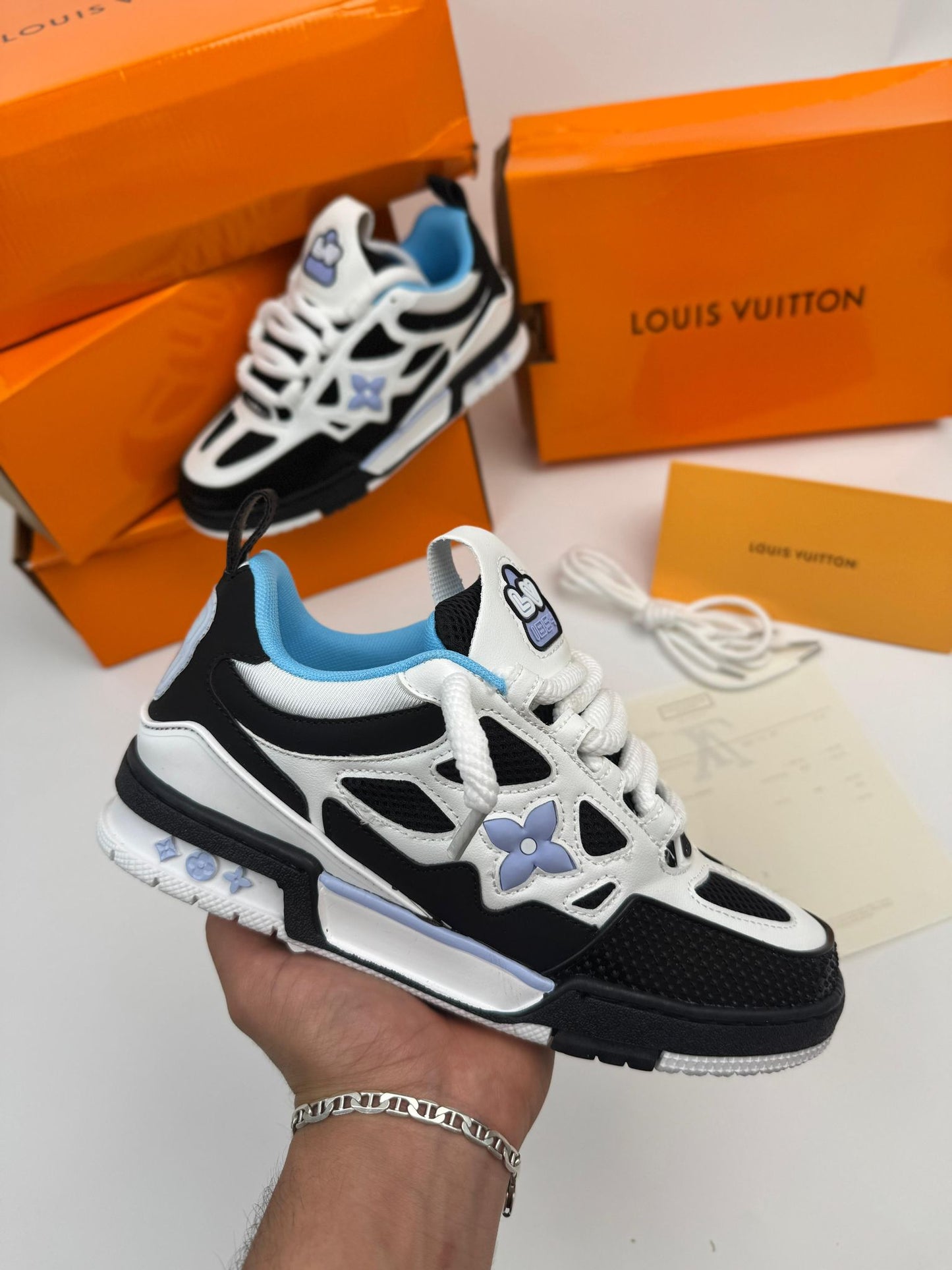 Louis Vuitton Skate White And Blue