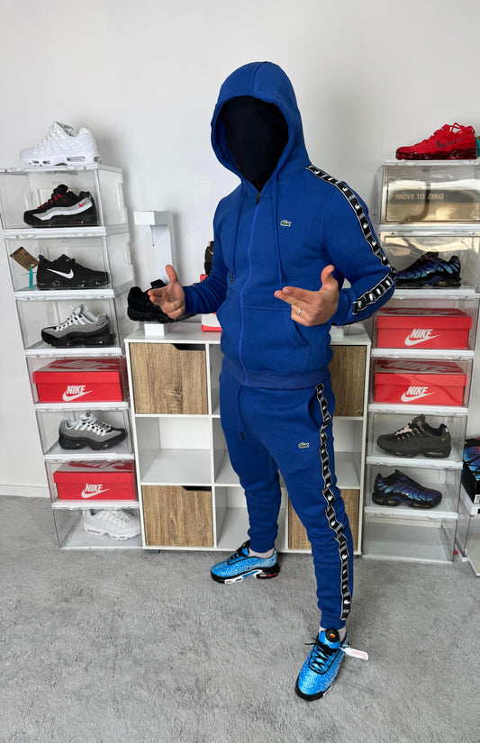 Chandal Lacoste Cremallera Azul