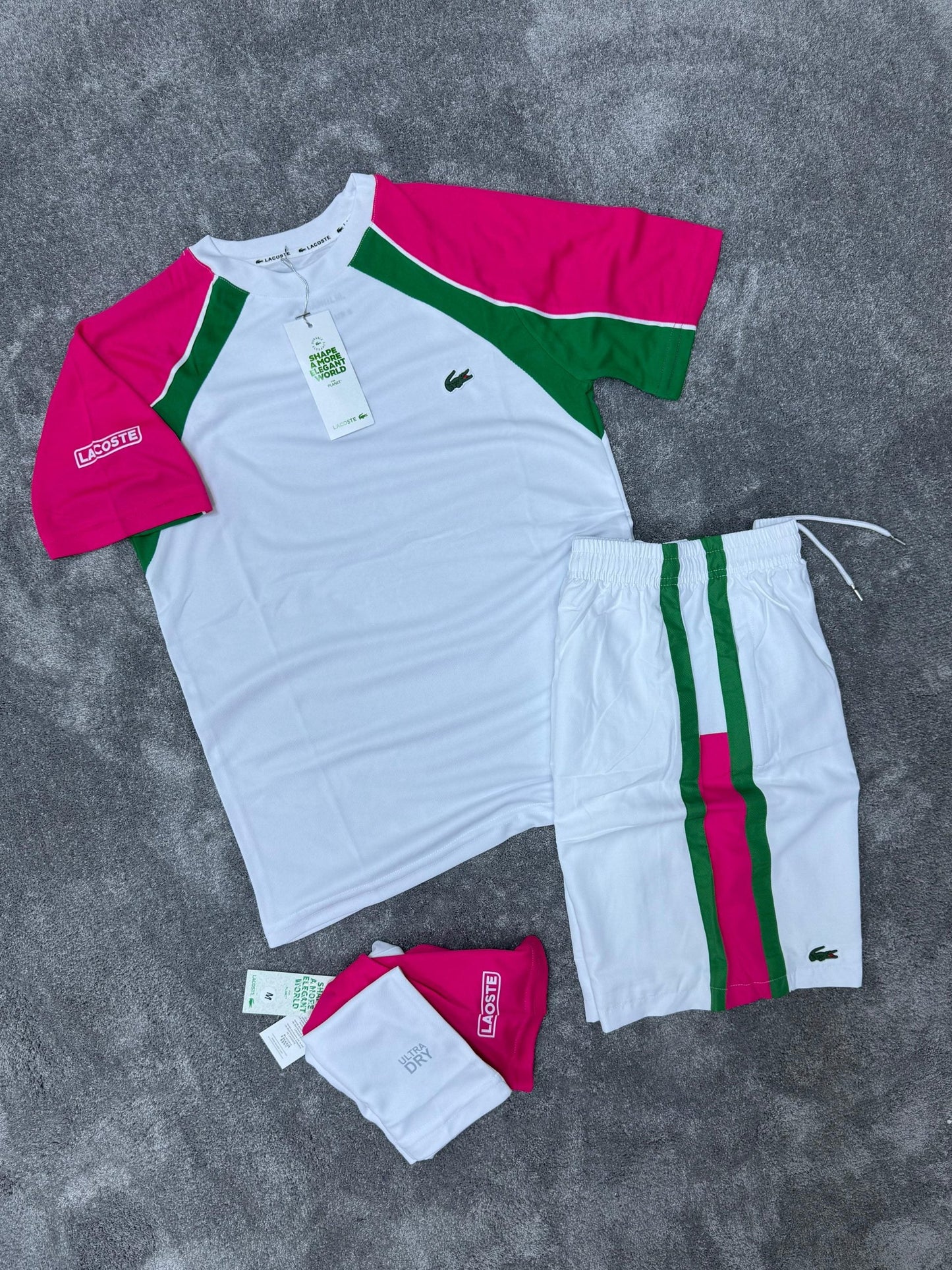 Conjunto Corto Lacoste