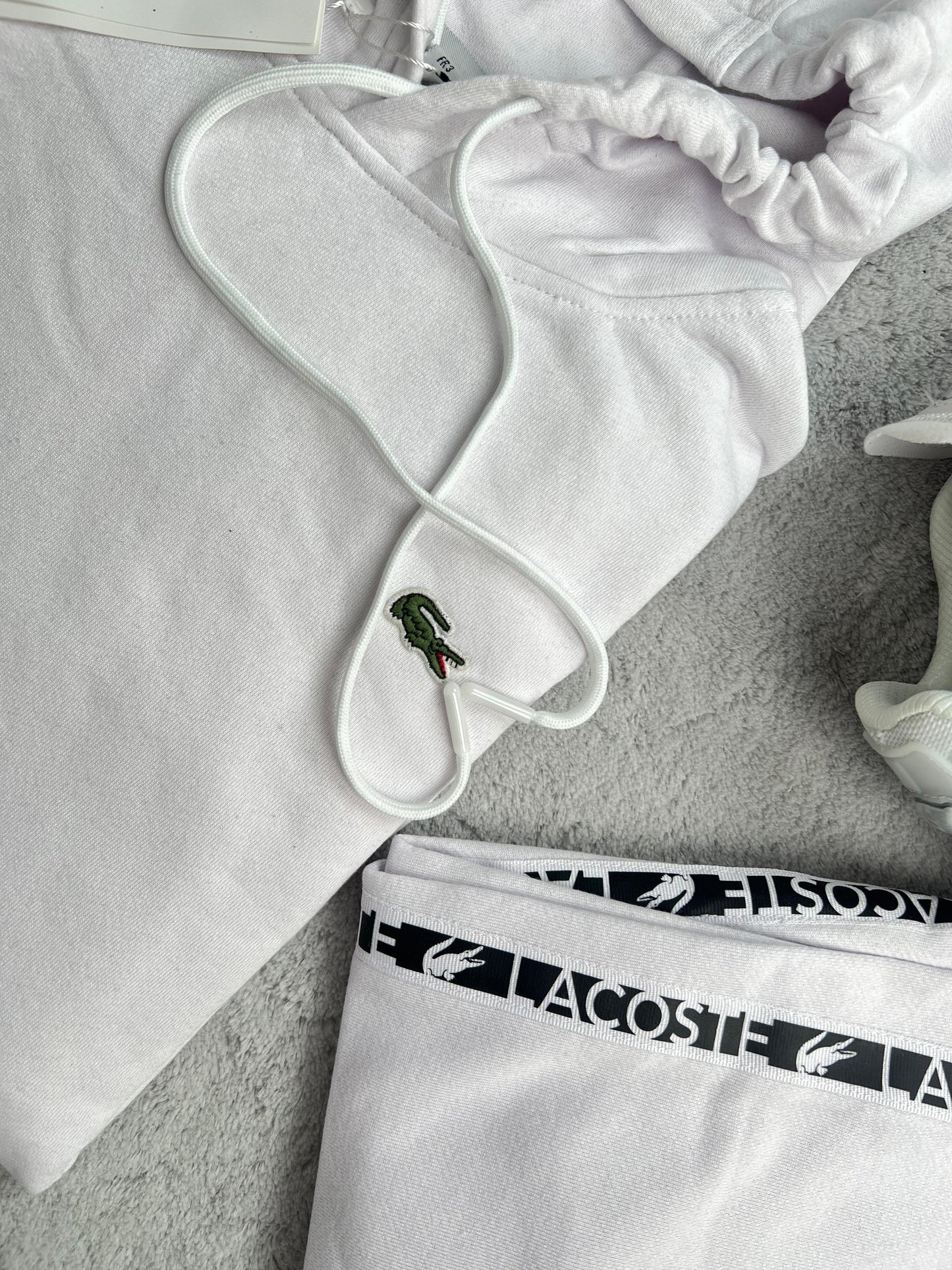 Chandal Lacoste Blanco 2025