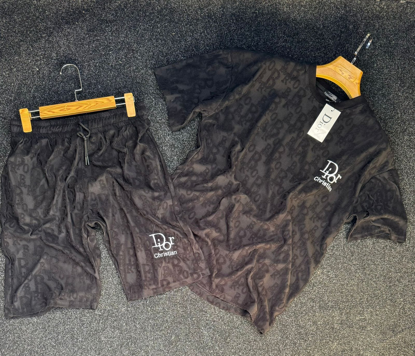 Conjunto Dior Negro Corto