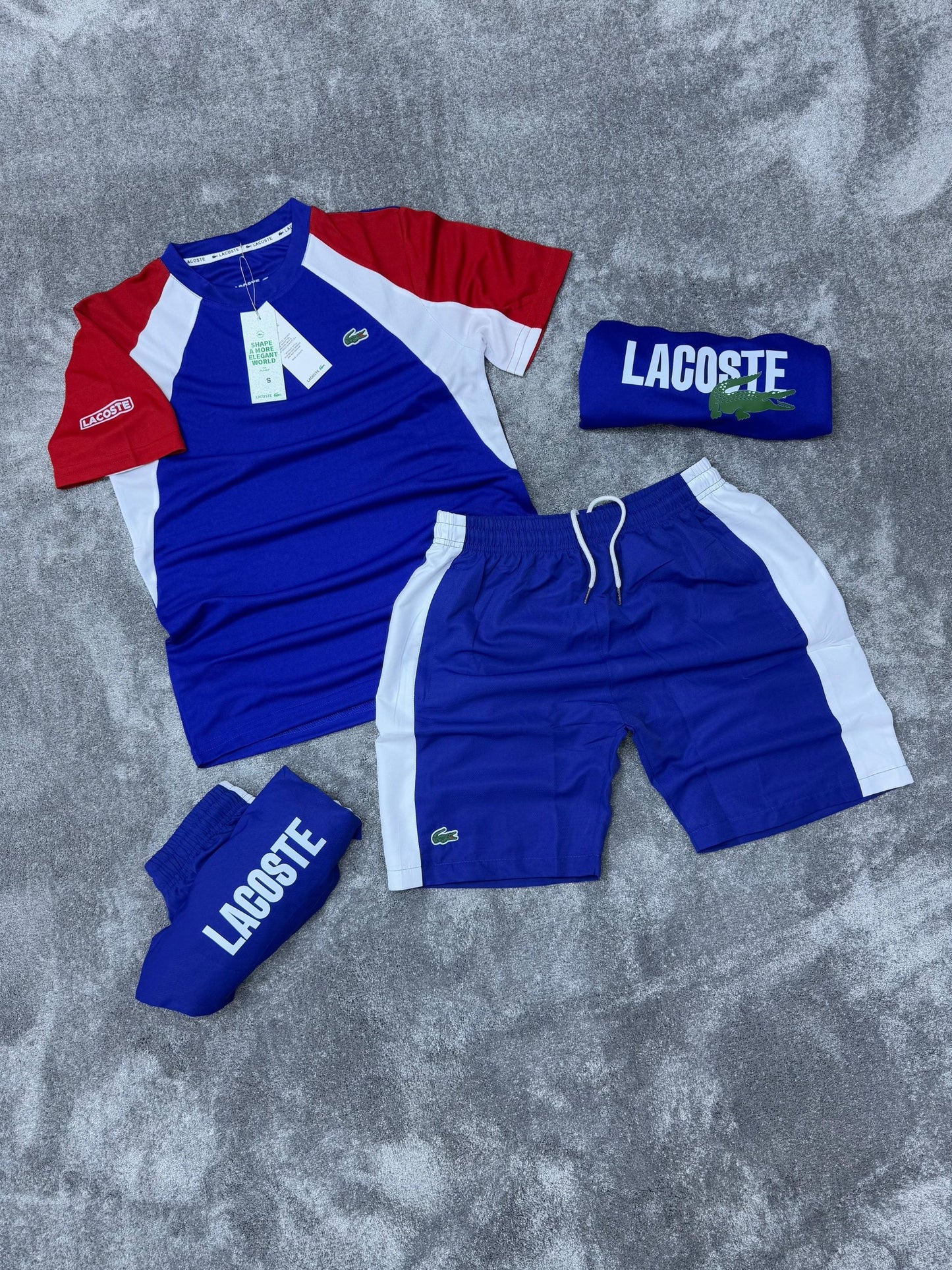 Conjunto Corto Lacoste