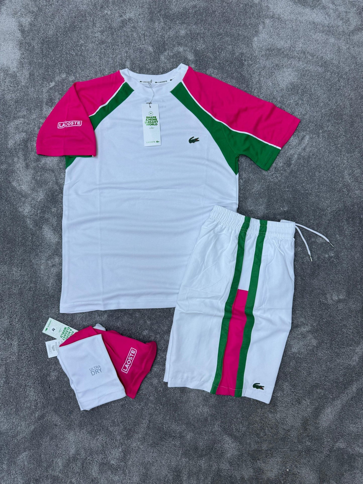 Conjunto Corto Lacoste