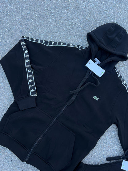 Chandal Lacoste Cremallera Black
