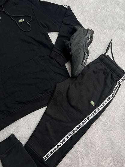 Chandal Lacoste Negro 2025