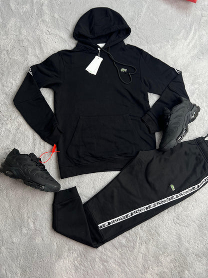 Chandal Lacoste Negro 2025
