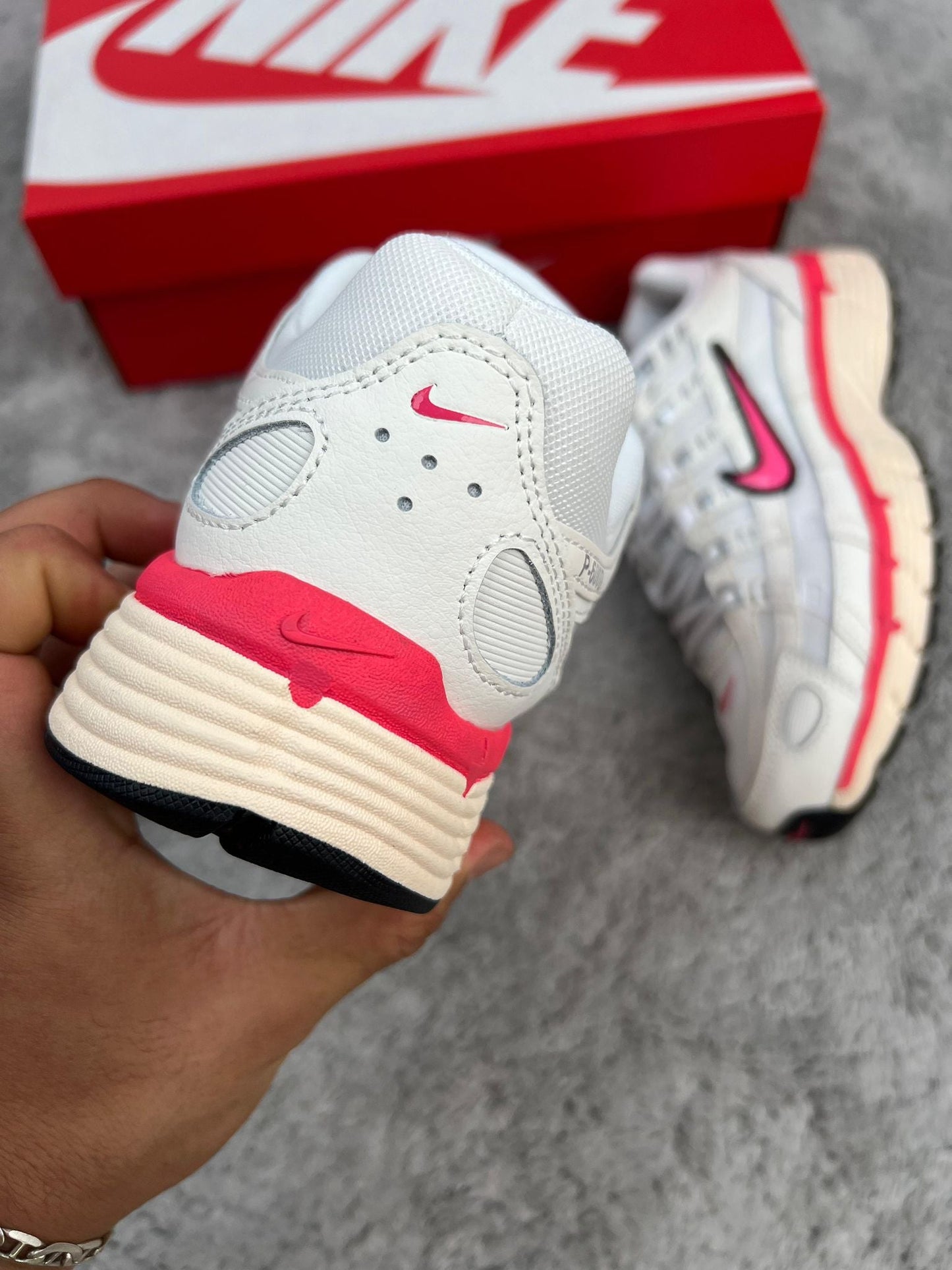 Nike P6000 White And Pink