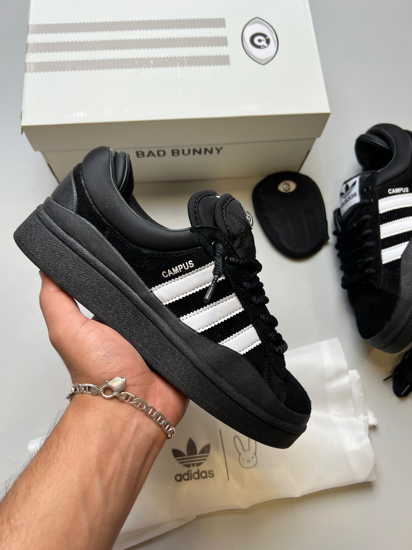 Adidas Campus Black x Bad Bunny